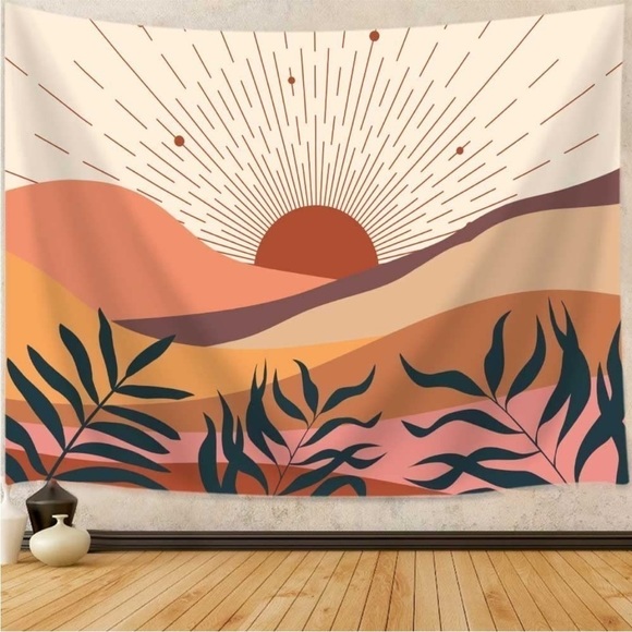 Urban Outfitters Other - Abstract Neutral Sunset/Sunrise Hippie Bohemian Indie Room Wall Decor Tapestry